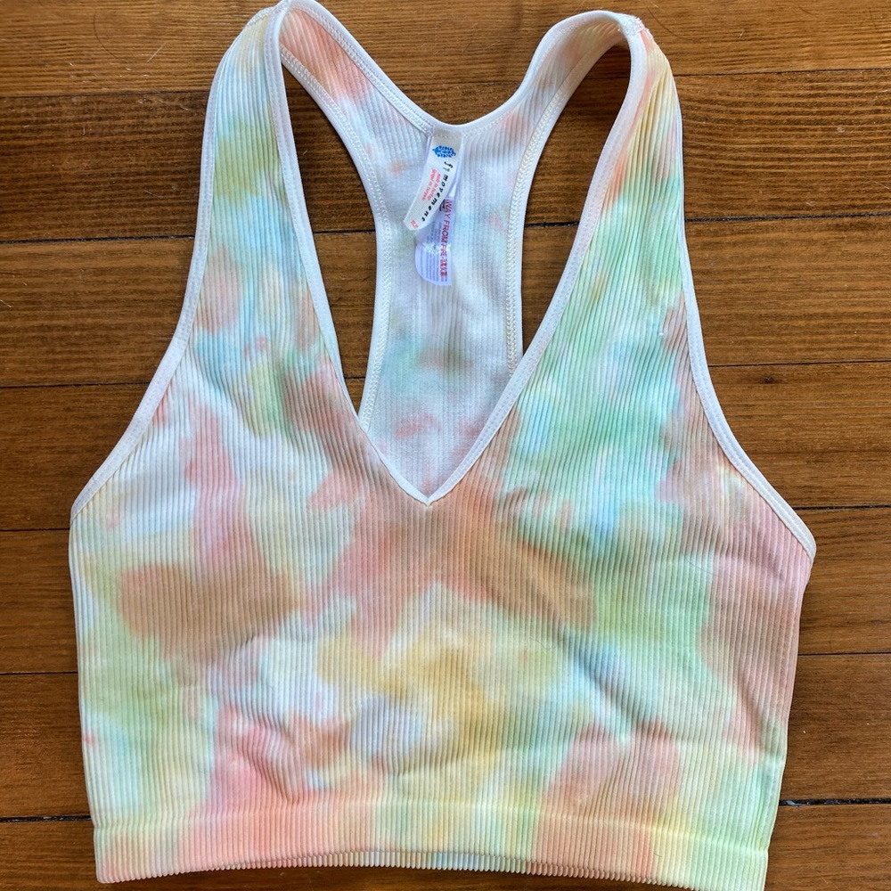 Free people movement throw crop tank